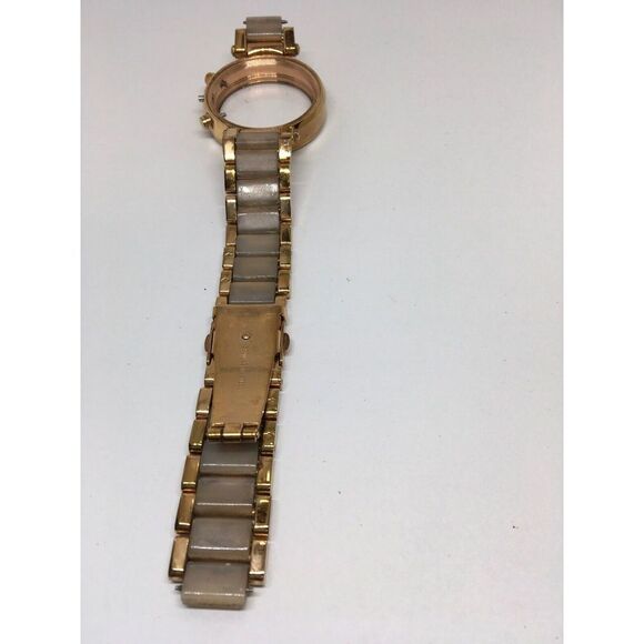 Michael Kors Watch Band Bracelet Links Case Use For Parts Used 20/18mm Poor T527 - Picture 4 of 7